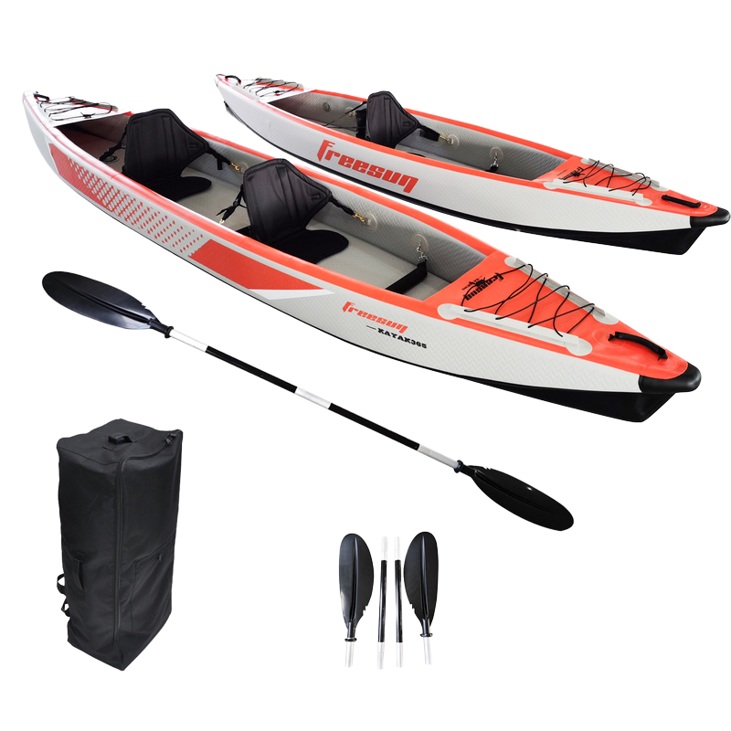 Fishing Kayak Paddle - 11ft 14ft Inflatable Kayak for 1