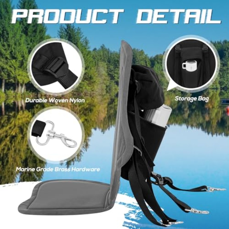 Pack Padded Kayak Seat Fishing - Fishing Kayak Storage Bag review and price