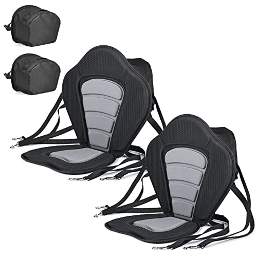 Deluxe Padded Kayak Seat with  - Fishing Kayak Storage Bag review and price