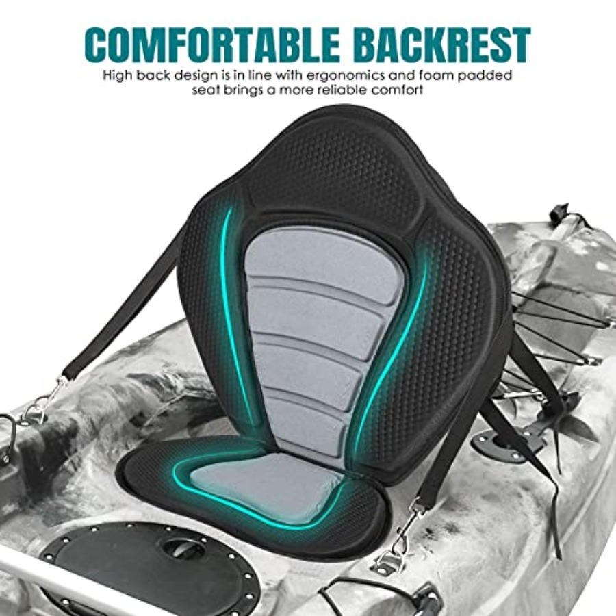 Deluxe Padded Kayak Seat with  - Fishing Kayak Storage Bag review and price