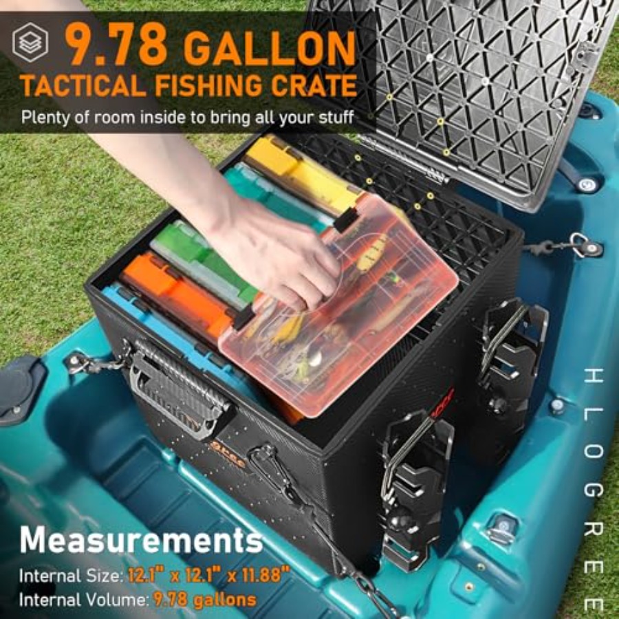 FlexCrate Kayak Fishing Crate  - Fishing Kayak Crate review and price