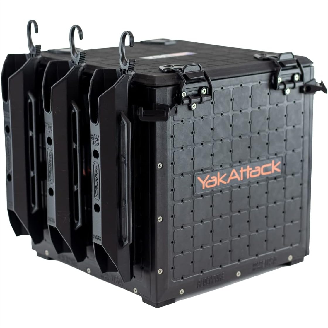 Fishing Crate with 3 Rod Holde - Fishing Kayak Crate review and price