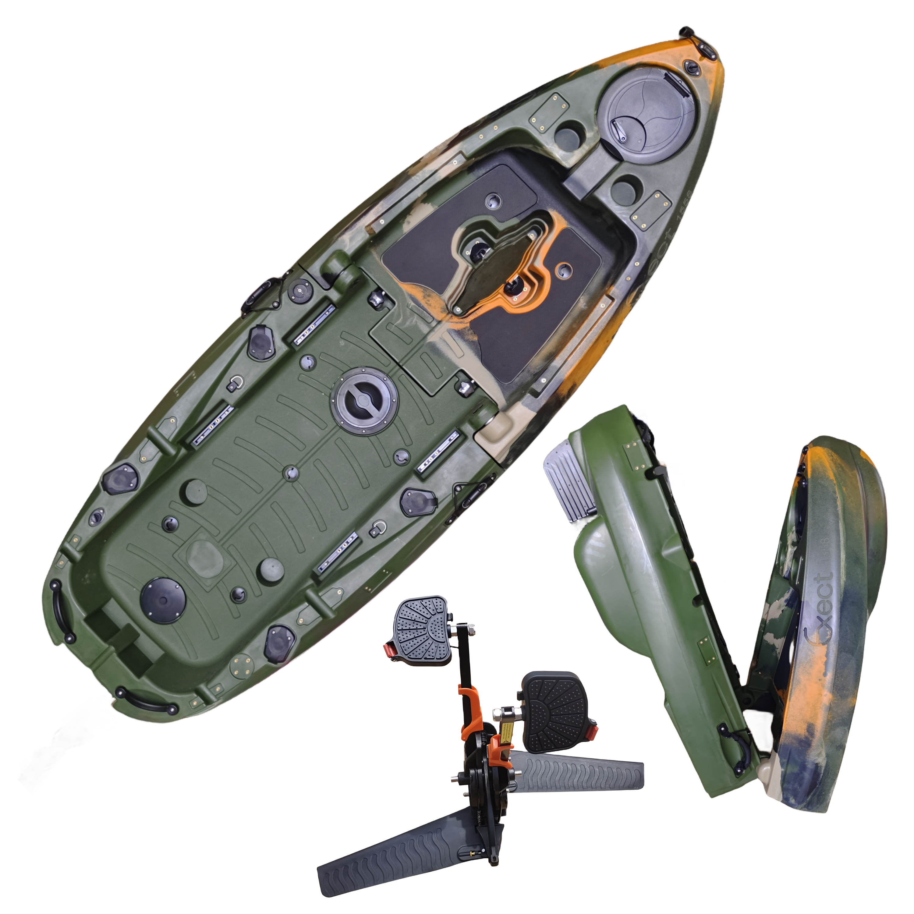 Plastic Kayak Pedal Kayak Fish - Fishing Kayak Seat review and price