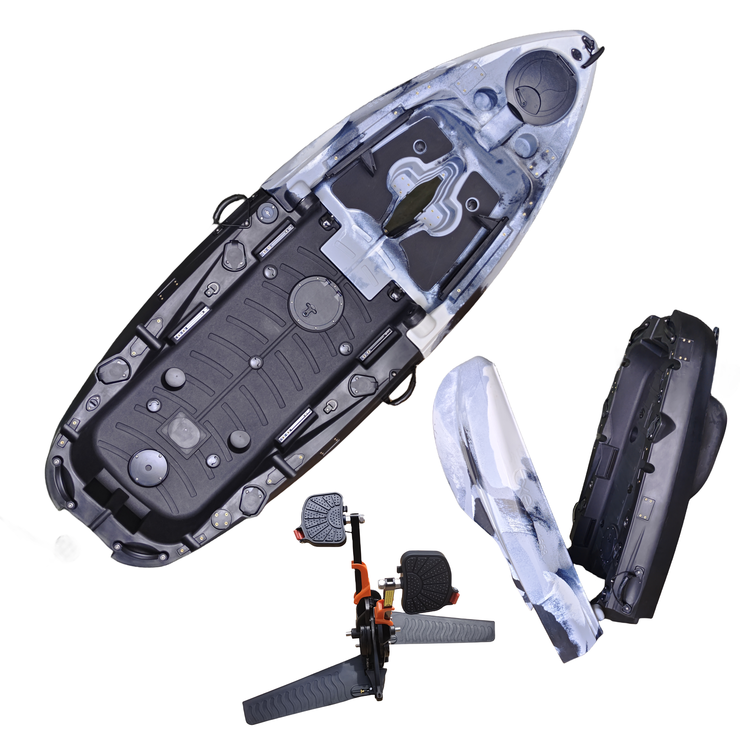 Plastic Kayak Pedal Kayak Fish - Fishing Kayak Seat review and price