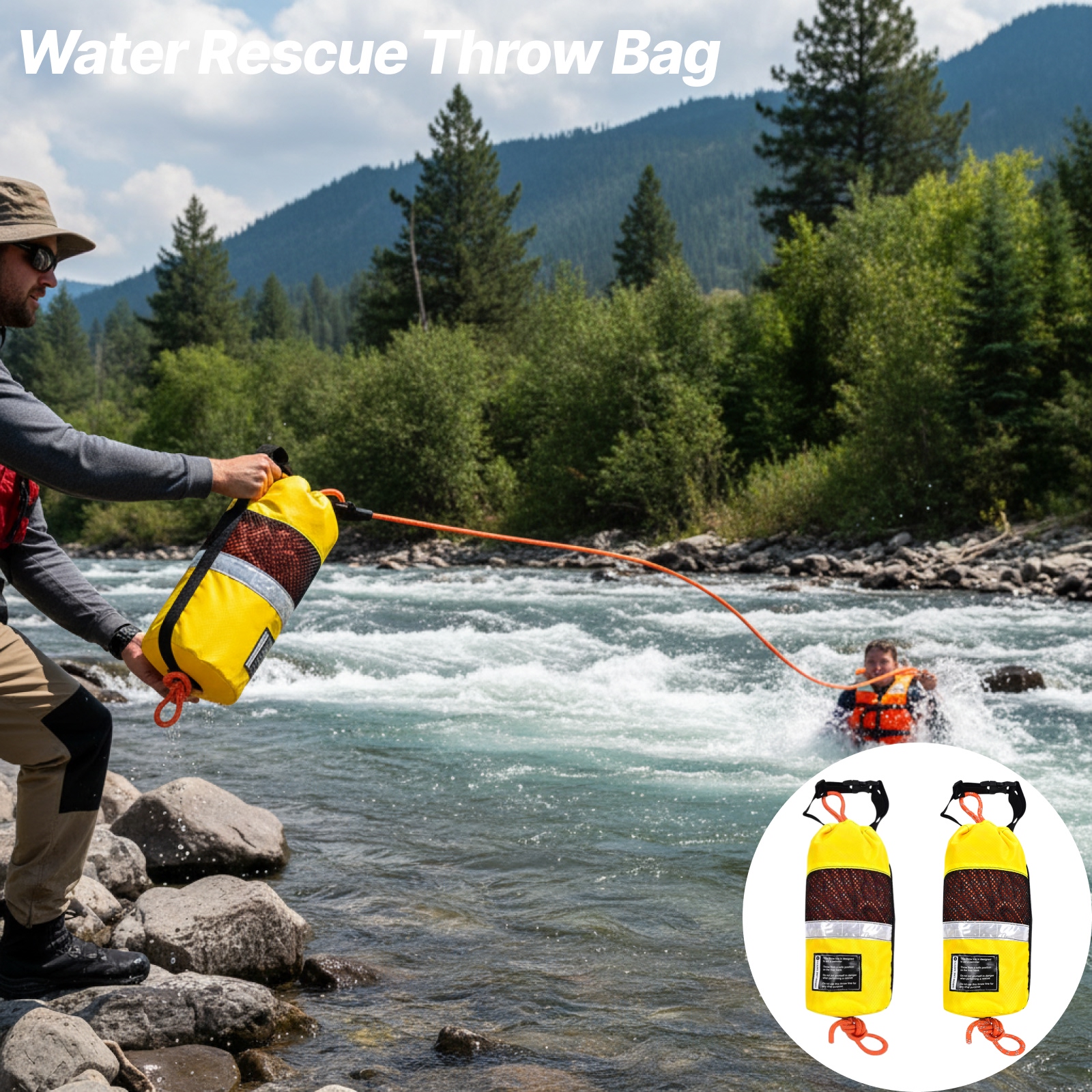 Throw Bag for Water Rescue Mar - Fishing Kayak Crate review and price