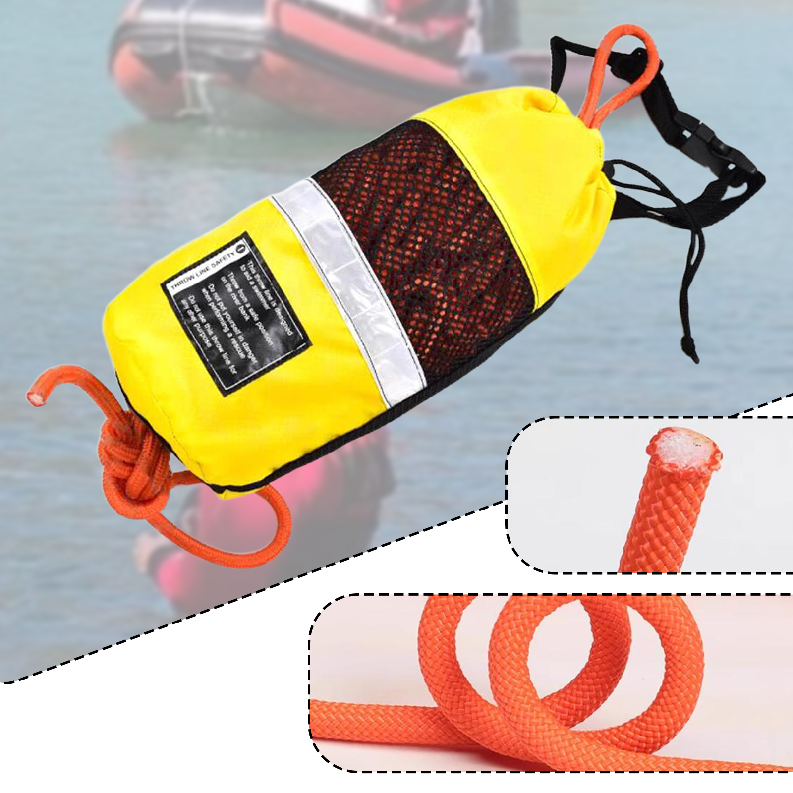Throw Bag for Water Rescue Mar - Fishing Kayak Crate review and price