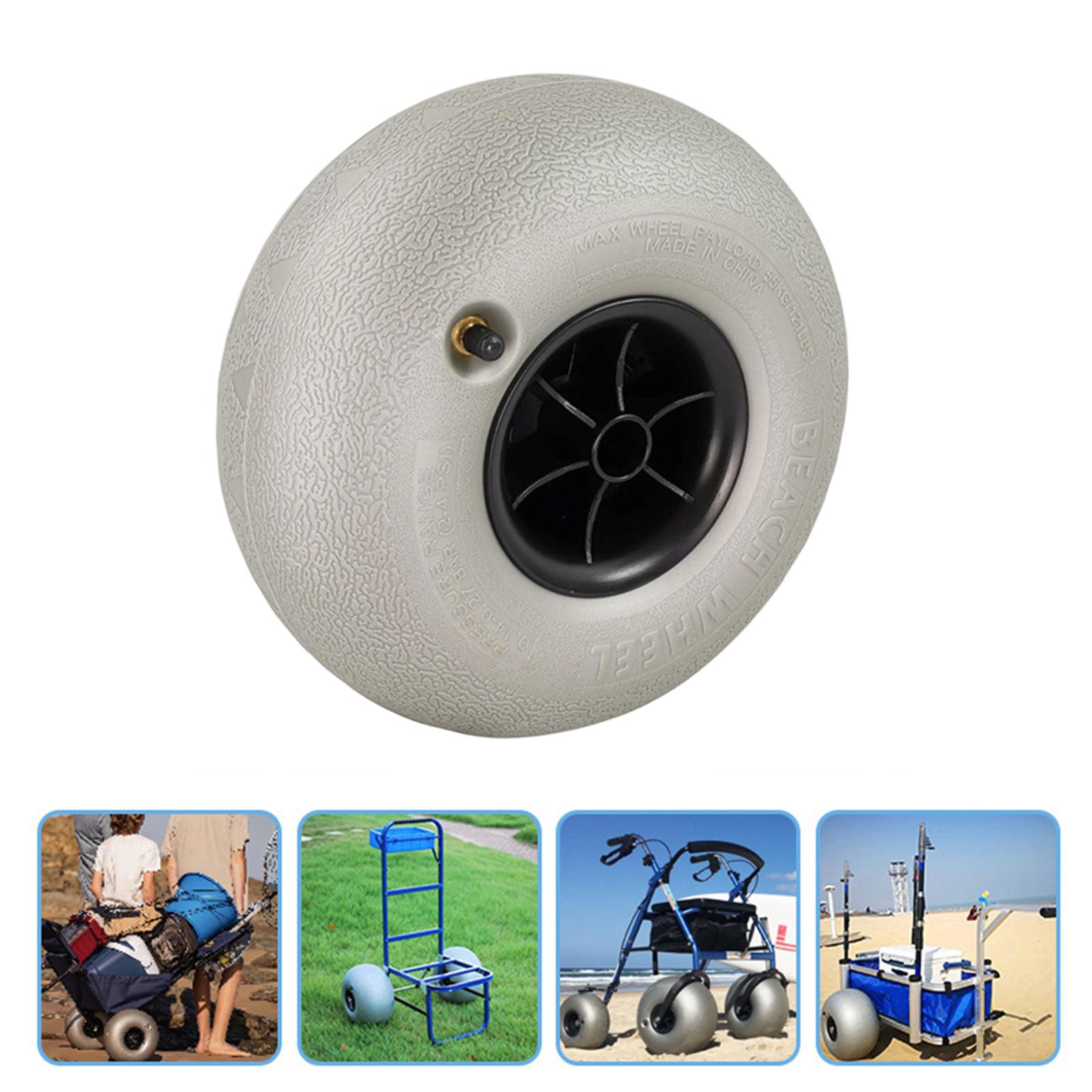 Sturdy PVC Balloon Wheels for  - Fishing Kayak Cart review and price