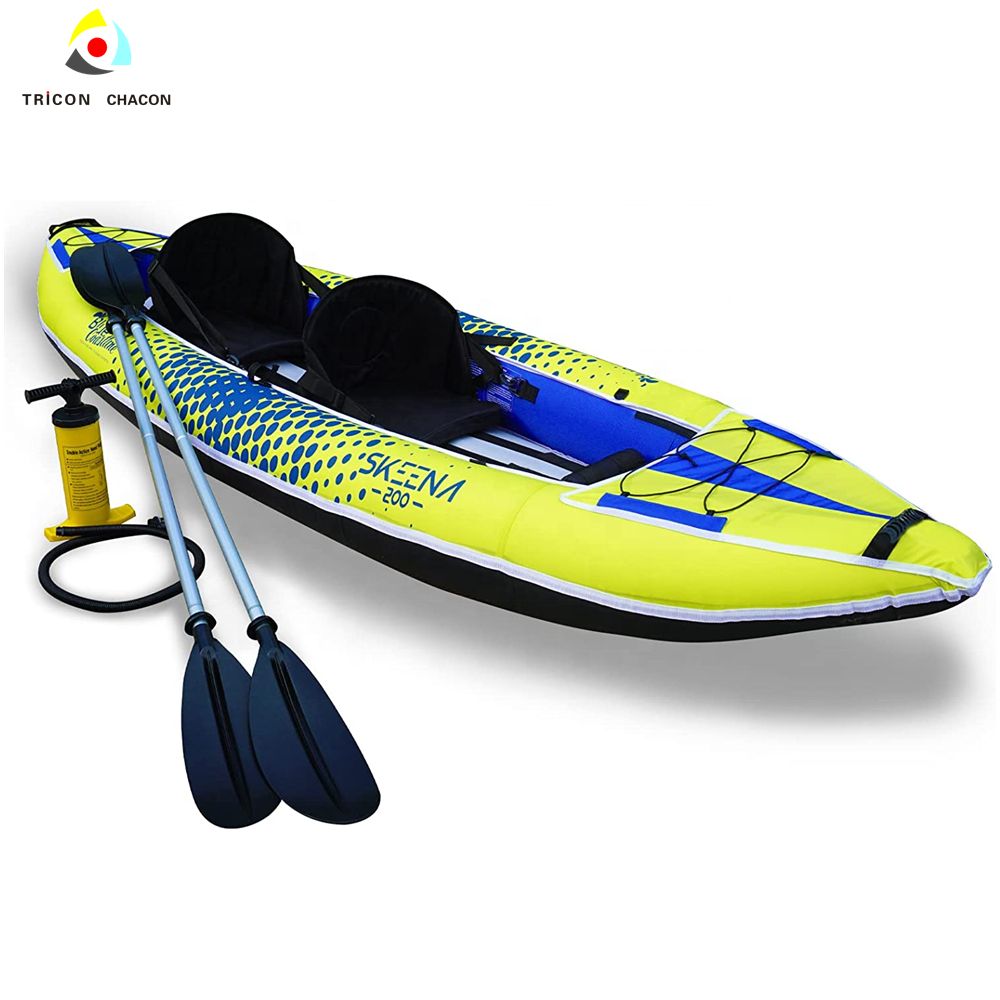 Adult Inflatable Fishing Canoe - Fishing Kayak Seat review and price