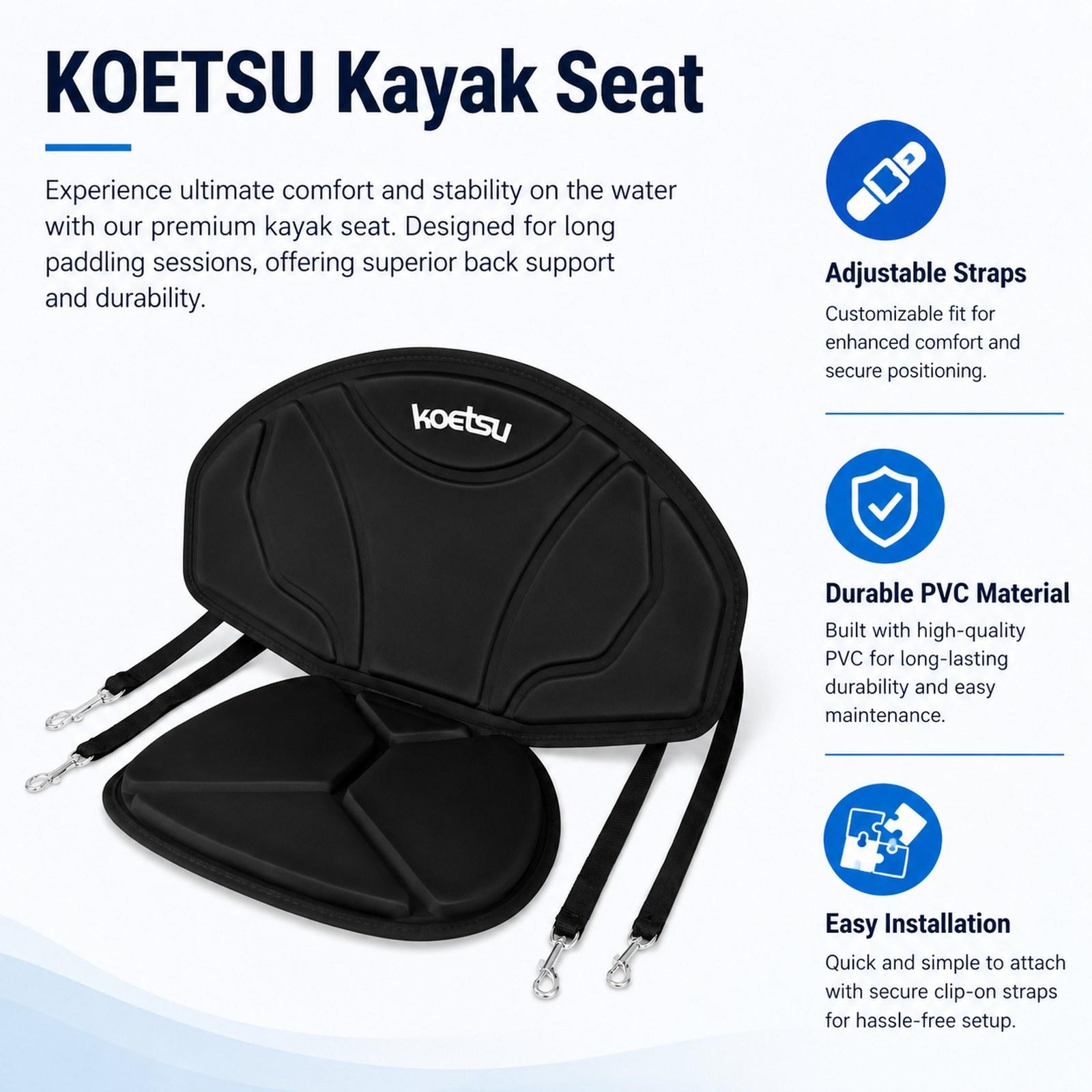 Kayak Seat Cushion Backrest Su - Fishing Kayak Sit In review and price