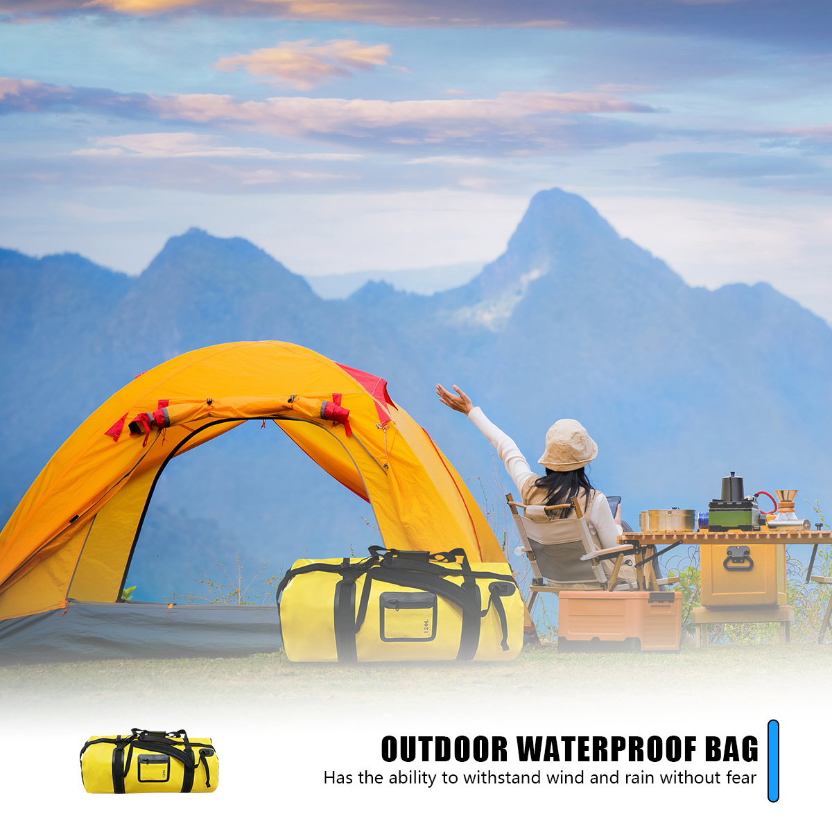 40L/66L/120L Waterproof Duffle - Fishing Kayak Crate review and price
