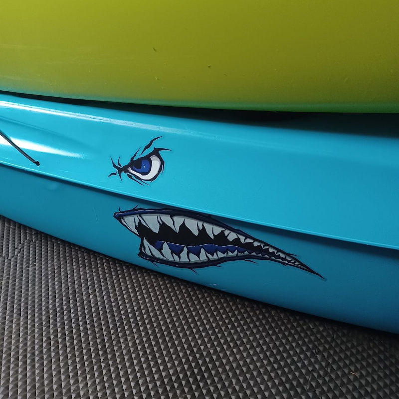 2PCS Shark Teeth Mouth Boat St - Fishing Kayak Inflatable review and price