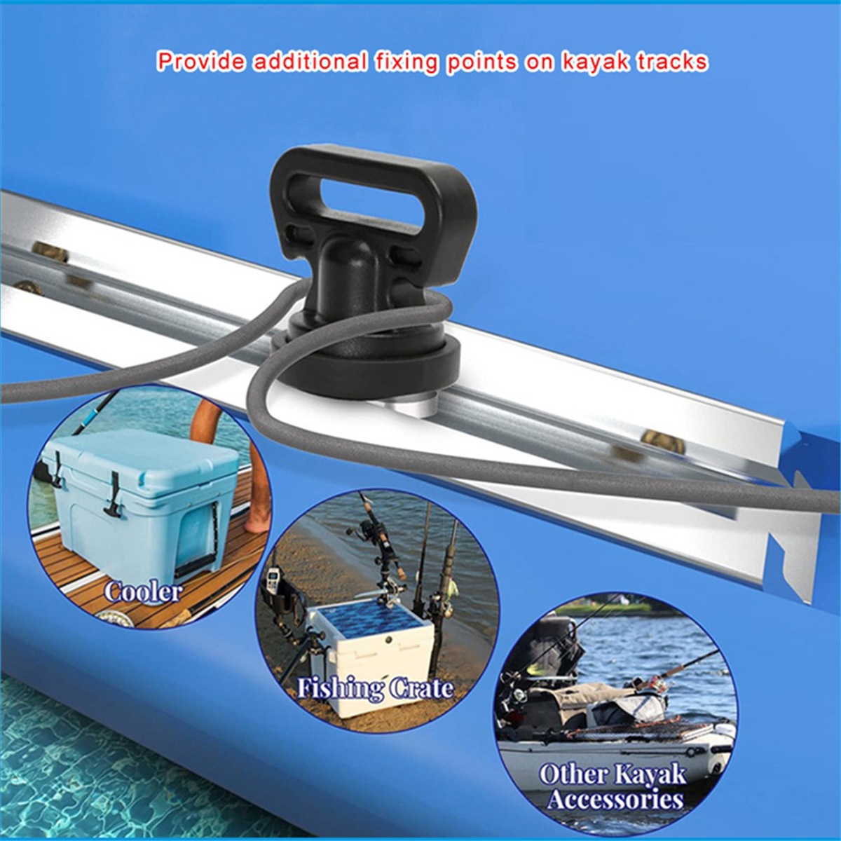 2525+ 4PCS Marine Track Mount  - Fishing Kayak Crate review and price