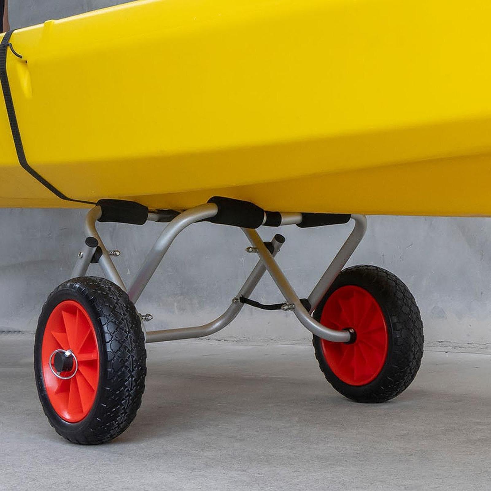 Kayak Cart Foldable Solid Whee - Fishing Kayak Cart review and price